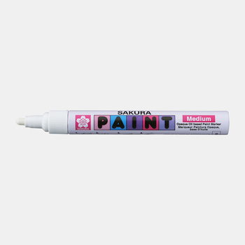 Marker Paint ze średnią białą końcówką, Sakura