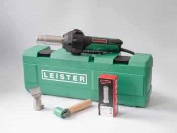 Dmuchawa gorącego powietrza Leister TRIAC ST zestaw do zgrzewania 40 mm