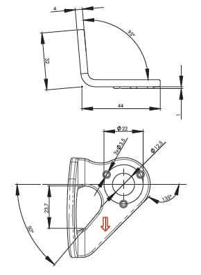 Punkt kotwiczenia typu A AT180 ( ZESTAW AT180002 ) PROTEKT