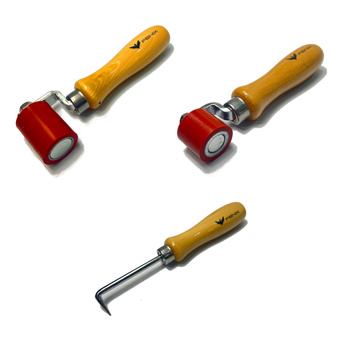 ZESTAW WAŁKI SILIKONOWE 28mm 45mm + tester zgrzewu FENIX dekarski do pap