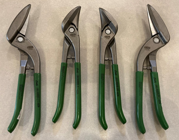 Zestaw nożyc dekarskich ERDI BESSEY Uniwersal + Pelikany