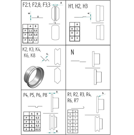 ROLKI DO ŻŁOBIARKI CW-50.250 1 KOMPLET