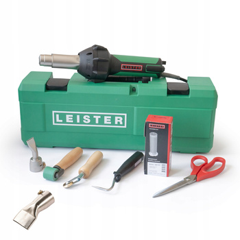 Dmuchawa gorącego powietrza Leister TRIAC AT Zestaw z wyświetlaczem– do dysz nasuwanych