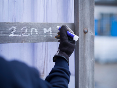 Marker Solid biały do wysokoch temperatur, Sakura