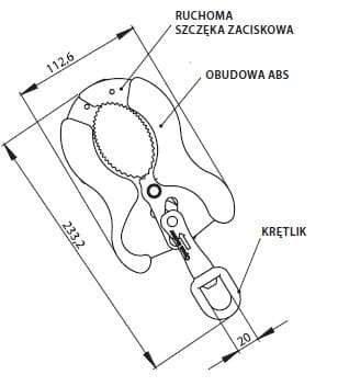 Urządzenie zaczepowe AZ300 PROTEKT