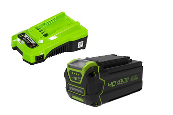 40V Zestaw startowy ładowarka + aku 4 Ah (GSK40B4)