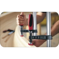 Ścisk śrubowy stolarski żeliwny Original BESSEY TG z dwukomponentową rękojeścią z tworzywa sztucznego TG80S14-2K BESSEY