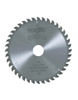 Tarcza pilarska HM 120x1,2/1,8x20 mm, Z 40 FZ