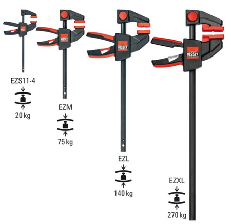 Bessey Ścisk uniwersalny jednoręczny szybkomocujący EZL60-8