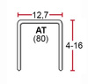 Zszywacz pneumatyczny tapicerski 4PRO8016/80/4mm-16mm