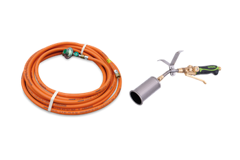 GRUN Palnik tytanowy do wstępnego podgrzewania TA 55  + wąż 10mb + reduktor