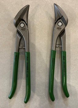 Zestaw nożyc dekarskich ERDI BESSEY uniwersal D116-280 L + P